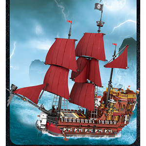Set <span class=keywords><strong>de</strong></span> Construcción <span class=keywords><strong>de</strong></span> Barco <span class=keywords><strong>Pirata</strong></span>, Modelo <span class=keywords><strong>de</strong></span> Velero, Kit <span class=keywords><strong>de</strong></span> Construcción, Buque <span class=keywords><strong>de</strong></span> Guerra Militar, Juguete Coleccionable, Fantasía Militar - Product Image 6