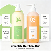 Shampooing et après-shampooing hydratant et volumisant anti-frisottis, équilibrant le microbiome du cuir chevelu, pour hommes et femmes, marque privée