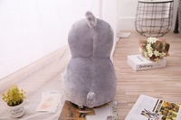 Nouvelle Peluche Style Bouddha en position assise, Oiseau à grande bouche, Cigogne à tête de baleine, Poupée renard, Coussin décoratif pour la maison OEM ODM