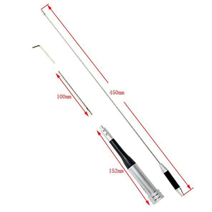 เสาอากาศรถยนต์แบบยืดหยุ่น VHF UHF คู่ย่านความถี่ 144/430MHz รุ่น SG506 สำหรับการสื่อสารในยานพาหนะ - Product Image 2