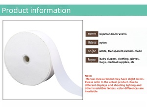 Welldone Tùy chỉnh cao cấp thân thiện với môi siêu mỏng băng mềm trắng cho quần áo trẻ em tiêm móc và vòng lặp - Product Image 4