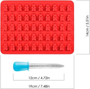 Bear Shape <b>Silicone</b> Resin Mold for Chocolate & Candy Cavities Tray Dropper for Chocolate Maker Cake <b>Tools</b> - Product Image 2