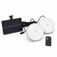 Lámpara Solar Colgante de ABS de Doble Color y 20W de Ahorro Energético con 12 Horas de Duración para Patio y Taller