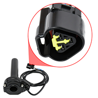 Poignée d'accélérateur en alliage d'aluminium CNC AFZ pour Light Bee, poignée torsadée modifiée haute performance pour vélo électrique Segway X260
