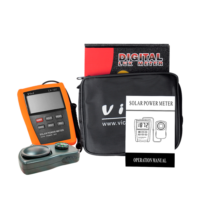 VICIMETER LX-107 Digital Solar Power Meter Tester Handheld Optical Test Instrument