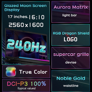 Para 2024 <span class=keywords><strong>MSI</strong></span> Titan <span class=keywords><strong>GE78</strong></span> HX 17 "Gaming Laptop 2,5 K 240Hz Gaming Screen I9-14900HX RTX4080/RTX4090 24-Core 5,8 GHz - Product Image 4