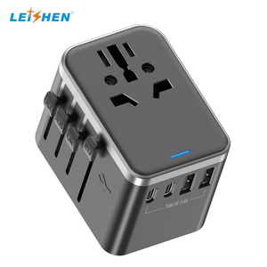 3.4A 17W 3 USB C & 1 USBA 듀얼 10A 융합 국제 플러그 어댑터 범용 여행 어댑터 전세계 여행 어댑터 - Product Image 2