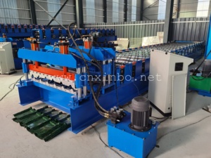 Chất lượng cao tráng men thép mái ngói tấm cuộn hình thành máy làm dòng hoàn chỉnh - Product Image 4