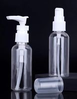 Botol Kosmetik Perjalanan Mini Ramah Lingkungan 100ml dengan Pompa Semprot untuk Pembersih Wajah, Set Plastik