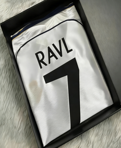 Maglia da Calcio Personalizzabile all'Ingrosso, Stile Retrò Thailandese di Qualità, Replica Real Madrid, Maglia da Calcio Fai-da-Te, Taglie S-4XL, Modello Raulk - Product Image 1