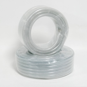 צינור <span class=keywords><strong>PVC</strong></span> גמיש בקוטר 1/2 אינץ', מחוזק בסיבים, שקוף, עמיד בלחץ גבוה, להעברת מים בגינה - Product Image 5