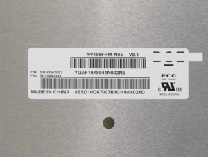 Écran LCD IPS Premium 15,6 pouces pour ordinateur portable NV156FHM-N65 <span class=keywords><strong>N156HCE</strong></span> <span class=keywords><strong>EN1</strong></span> 5M10Z54426 01YN17 Remplacement pour Lenovo ThinkPad P1 P15 T15g - Product Image 6