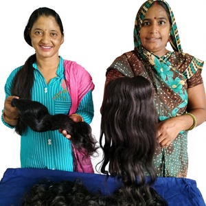 Peluca frontal de encaje completo sin pegamento, cabello virgen indio Remy, onda corporal, doble trama a máquina, extensiones de cabello humano, todos los colores - Product Image 1