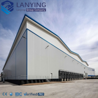 Edificio Moderno con Estructura Metálica para Plantas Industriales, Construcción Rápida, Nave Industrial con Estructura de Acero en Venta