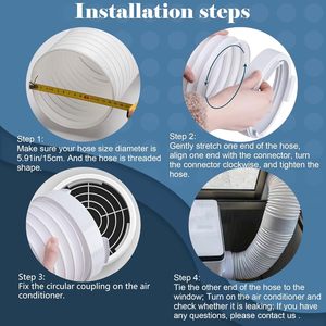 <span class=keywords><strong>Adaptateur</strong></span> <span class=keywords><strong>de</strong></span> <span class=keywords><strong>fenêtre</strong></span> <span class=keywords><strong>portable</strong></span> en plastique ABS écologique gris <span class=keywords><strong>de</strong></span> 5,9 pouces, épaisseur 1,5 mm, connecteur <span class=keywords><strong>de</strong></span> tuyau <span class=keywords><strong>pour</strong></span> climatisation manuelle domestique - Product Image 5