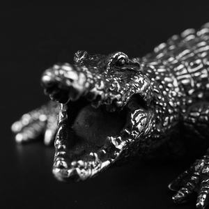 Diseños de Cocodrilos, Adornos de Animales, Joyería de Acero Inoxidable Sólido, Decoración para el Hogar - Product Image 5