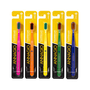 [ANNAGIO] Brosse à dents ultra douce 0,01 mm pour dents sensibles et langue, nettoyage de précision, protection des gencives, design ergonomique, poils souples - Product Image 1