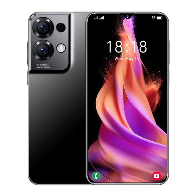 2024 Latest Reno9 Pro+ Smartphone Unlocked Used 16+1TB Memory Large Capacity Smooth Gaming Multi-Function 3G 4G Mobile Phone
