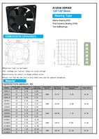 Vente directe d'usine, ventilateur de refroidissement sans balais DC 120 mm 12038, 12 V, 24 V, 48 V, ventilateur de refroidissement silencieux à flux axial