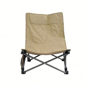 Chaise de plage pliable portable d'extérieur avec dossier confortable en tissu Oxford 600D, pour voiture, camping, pêche ML-129 - Product Image 2