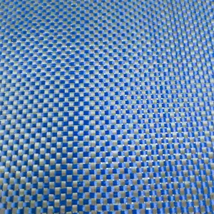 3k Twill Carbon Fiber Fabric Blue Black Kevlar