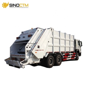 New and Used Sinotruk Howo 6x4 10-wheels 18m3 20m3 22m3 15tons Capacity Rear Loader Compactor <strong>Garbage</strong> <strong>Truck</strong> <strong>Price</strong> - Product Image 5
