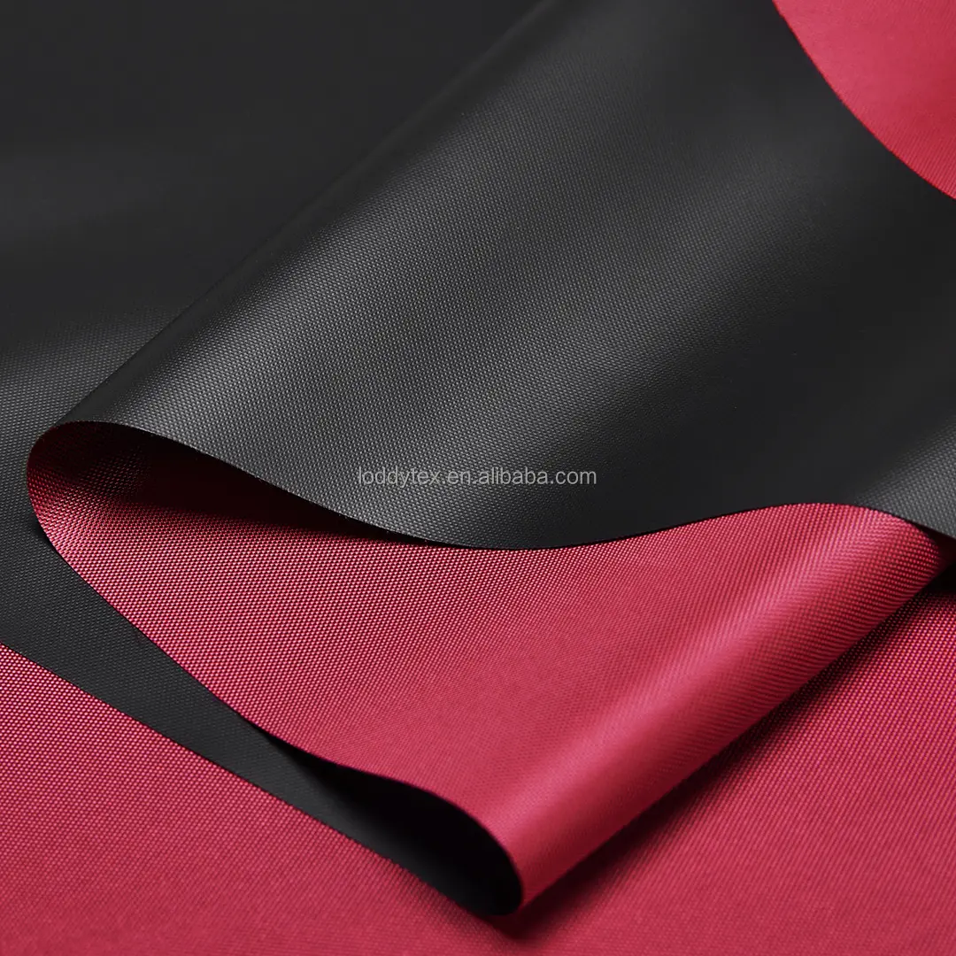 Water resistant sun proof Anti-UV 100% 210D Polyester oxford PU coating sky curtain tent fabric