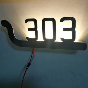 Tùy chỉnh mới được nâng cấp số cửa dạ quang cho khách sạn & nhà hàng số cửa treo nổi bật cho trường học & bệnh viện - Product Image 4