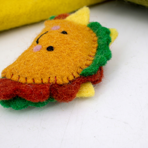 Décoration suspendue en feutre en forme de taco mignon pour Thanksgiving et Friendsgiving, idéale pour les enfants - Vente en gros - Product Image 6