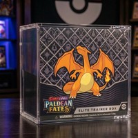 Caja Acrílica para Cartas Coleccionables Pro Elite Trainer Box, Acrílico de 5mm de Grosor, Protección UV Personalizada, Venta al Por Mayor de Fábrica