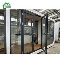 Conception personnalisée Structure préfabriquée en acier Cadres Maison de conteneur vivant Bureau Cabine Apple Maison capsule