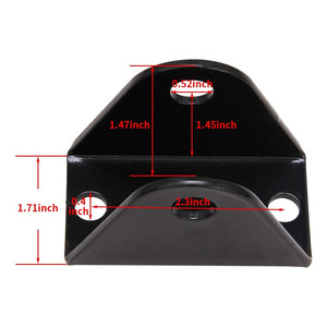 Kit Eliminador de Pasadores de Amortiguador Trasero Superior TJ XJ ZJ de 1.71 Pulgadas Negro para Reparación de Jeep Cherokee - Product Image 1