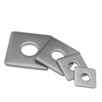 Solutions de fixation de qualité industrielle Rondelles carrées galvanisées à chaud Style fendu Laiton Zinc DIN Rondelle plate Métal Caoutchouc Autre