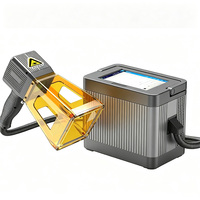 Marqueur laser portable industriel 50W, machine de gravure laser mobile pour logo de marque sur matériel