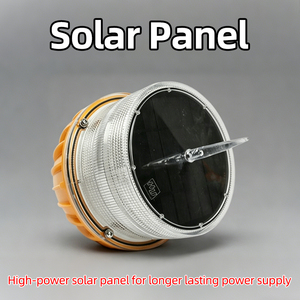 Baliza de Aviación con Energía Solar, Luces de Obstrucción para Torres de Aviación - Product Image 3