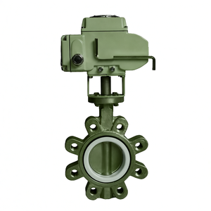 Vanne papillon motorisée électrique COVNA en acier inoxydable à membrane PTFE, avec fenêtre de contrôle de 90 jours, AC220V DN50-DN400 PN16 - Product Image 5