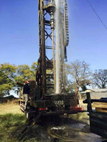 Plateformes de forage de puits d'eau montées sur camion, plateforme de forage de camion, forage de puits profonds