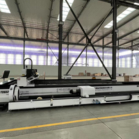 Machine de découpe laser à fibre pour tôles et tubes 3000W CNC, découpeuse de plaques métalliques et de tubes, double usage pour tubes ronds et carrés, fabricant OEM