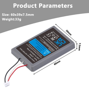 Batería de 2650mAh para <span class=keywords><strong>PS5</strong></span>, para el Control Inalámbrico <span class=keywords><strong>Dualsense</strong></span> de <span class=keywords><strong>Sony</strong></span> PlayStation 5, LIP1708 LIP1078 CFI-ZCT1W CFI-ZCT1J - Product Image 6