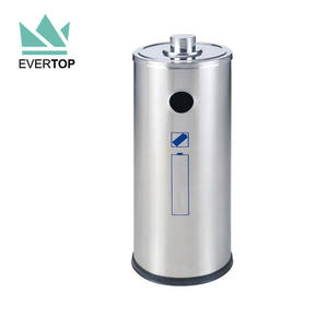 DB-35B1 سلة إعادة تدوير بطارية من الفولاذ المقاوم للصدأ لتخلص من البطاريات، سلة التخلص من البطاريات، حاوية سلة قمامة - Product Image 1