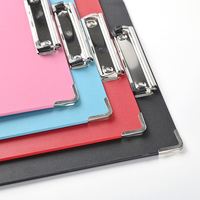 Porte-documents de mode en plastique avec planche d'écriture et presse-papiers pour étudiant, personnalisable