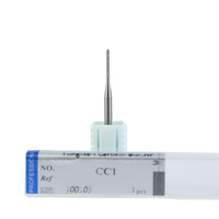 Fraise en carbure de tungstène dentaire pour machine de fraisage de laboratoire dentaire, fraise CAD/CAM pour le finissage des épaules d'implants