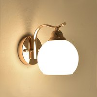 Lampe murale en fer pour chambre à coucher, salon, balcon, couloir, allée, escalier - Lampe de chevet créative à LED