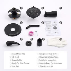 CUPC Neues Dusch set Druck ausgleichs ventil Verdeckte Dusche Bleifreier Messing-Dusch hahn - Product Image 4