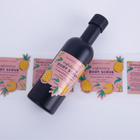Rouleaux d'étiquettes adhésives imperméables personnalisées, résistantes aux UV et aux déchirures, en vinyle brillant pour bouteilles, cosmétiques et parfums