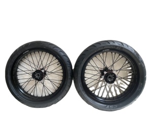 Kit de Neumáticos <span class=keywords><strong>Supermoto</strong></span> de 17 Pulgadas de Alto Agarre, Reemplazo para Conversión de Pista Urbana, para Motocicleta Eléctrica Sur-Ron Light Bee de Doble Propósito - Product Image 2