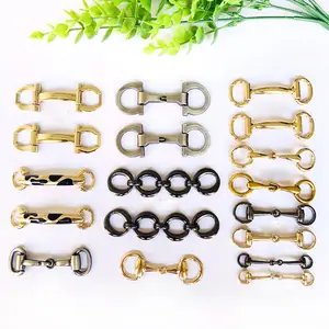 Wholesale Alloy Chain Buckle Shoe Repair Accessories Multi-style Decoration Metal Shoes Buckles For Women Men