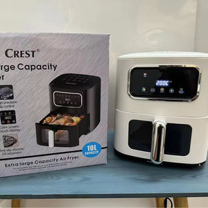 Four à friture électrique multifonctionnel 10L, grande capacité, contrôle numérique, friteuse à air moderne - Product Image 3