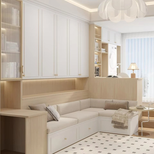 Modern Style Wooden <strong>Bookcase</strong> Display Cabinet High Quality Storage Sofa Seat Drawers School Use Living Room Bedroom Corner - Product Image 1