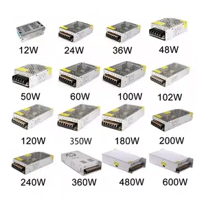 Alimentatore intelligente a tensione costante DC 12v 24v AC 110v 220v 15w 25w 36w 60w 100w 400w a led alimentatore